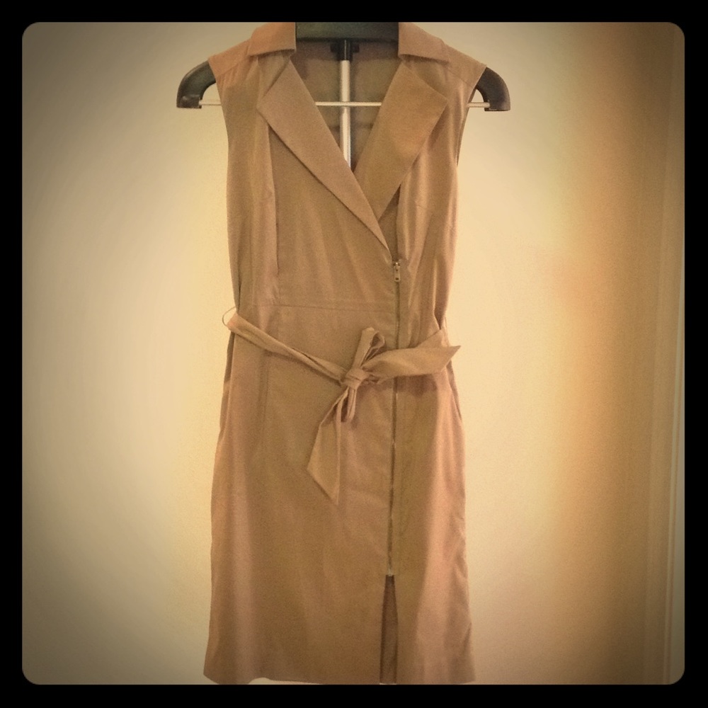 Ann Taylor safari wrap dress